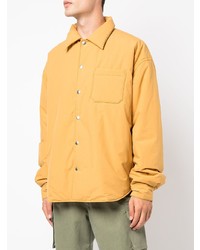 Мужская желтая куртка-рубашка от John Elliott