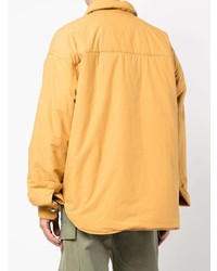 Мужская желтая куртка-рубашка от John Elliott