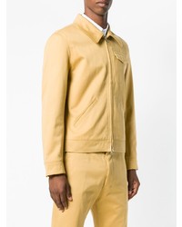 Мужская желтая куртка-рубашка от AMI Alexandre Mattiussi