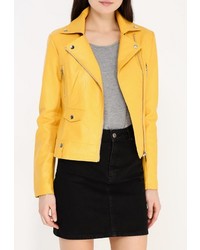 Женская желтая куртка от B.Style