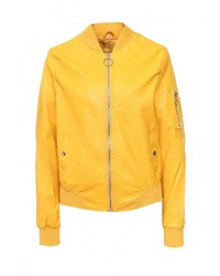 Женская желтая куртка от B.Style