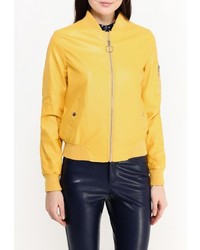 Женская желтая куртка от B.Style