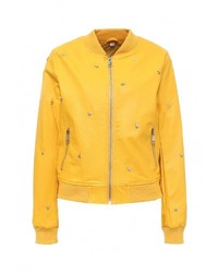 Женская желтая куртка от B.Style