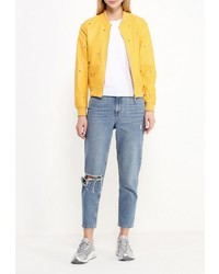 Женская желтая куртка от B.Style