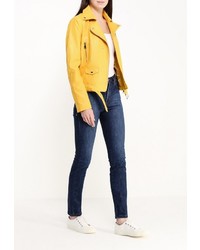 Женская желтая куртка от B.Style