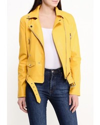 Женская желтая куртка от B.Style