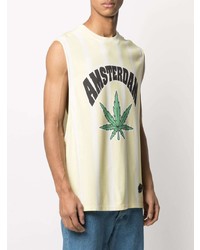 Мужская желтая майка с принтом от Viktor & Rolf