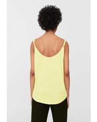 Женская желтая майка от Mango