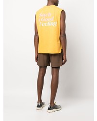 Мужская желтая майка от OVER OVE