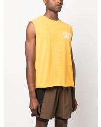 Мужская желтая майка от OVER OVE
