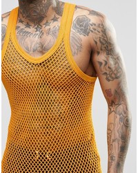 Мужская желтая майка от Reclaimed Vintage