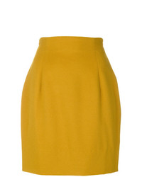 Желтая мини-юбка от Versace Vintage