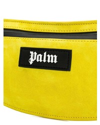 Мужская желтая поясная сумка от Palm Angels