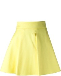 Желтая пышная юбка от Fausto Puglisi