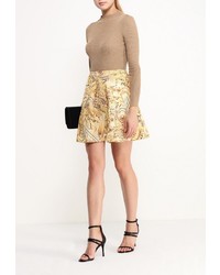 Желтая пышная юбка от Versace Jeans