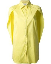 Женская желтая рубашка без рукавов от Maison Martin Margiela