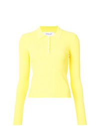 Женская желтая рубашка поло от Derek Lam 10 Crosby