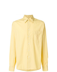 Мужская желтая рубашка с длинным рукавом от Marni