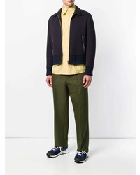 Мужская желтая рубашка с длинным рукавом от Marni