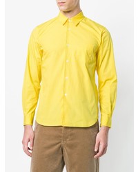 Мужская желтая рубашка с длинным рукавом от Comme Des Garçons Shirt Boys