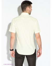 Мужская желтая рубашка с коротким рукавом от Favourite