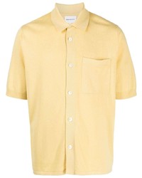 Мужская желтая рубашка с коротким рукавом от Norse Projects