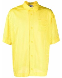 Мужская желтая рубашка с коротким рукавом от Reebok