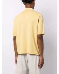 Мужская желтая рубашка с коротким рукавом от Norse Projects