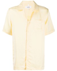 Мужская желтая рубашка с коротким рукавом от Soulland