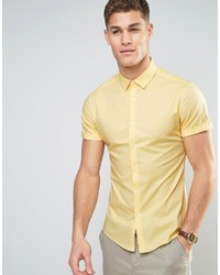 Мужская желтая рубашка от Asos