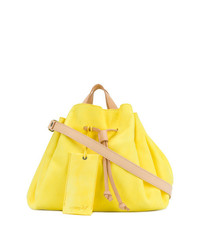 Желтая сумка-мешок от Marsèll