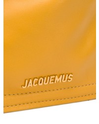 Желтая сумка через плечо из плотной ткани от Jacquemus