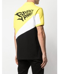 Мужская желтая футболка-поло с принтом от Givenchy