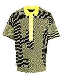 Мужская желтая футболка-поло с принтом от Ferrari