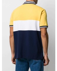 Мужская желтая футболка-поло с принтом от Polo Ralph Lauren