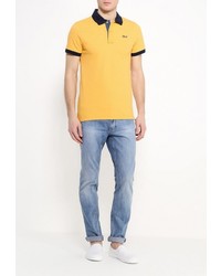 Мужская желтая футболка-поло от BLEND