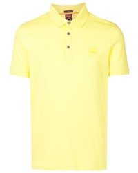 Мужская желтая футболка-поло от BOSS