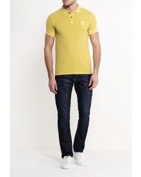 Мужская желтая футболка-поло от Boss Orange