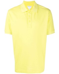 Мужская желтая футболка-поло от Bottega Veneta