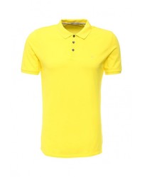 Мужская желтая футболка-поло от Calvin Klein Jeans