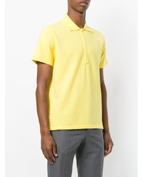 Мужская желтая футболка-поло от Thom Browne