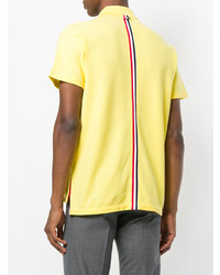 Мужская желтая футболка-поло от Thom Browne