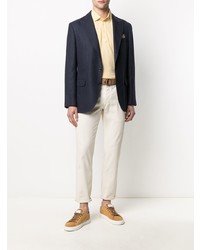 Мужская желтая футболка-поло от Brunello Cucinelli