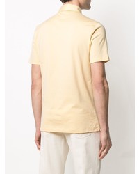Мужская желтая футболка-поло от Brunello Cucinelli