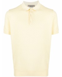 Мужская желтая футболка-поло от Corneliani