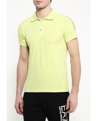 Мужская желтая футболка-поло от EA7