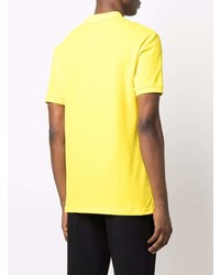 Мужская желтая футболка-поло от Moschino