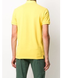 Мужская желтая футболка-поло от Etro
