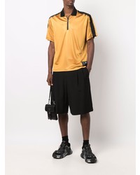 Мужская желтая футболка-поло от Fendi