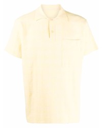 Мужская желтая футболка-поло от Jacquemus